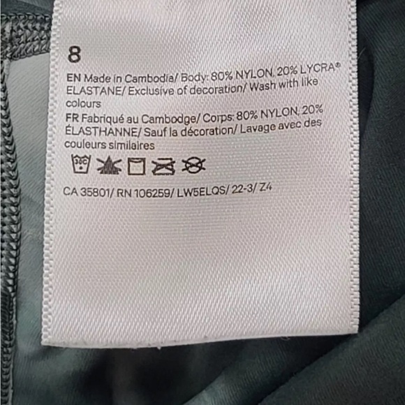 Lululemon Align High-Rise Pant 28” Diamond Dye Starlight Smoked Spruce Size 8 - Picture 4 of 10